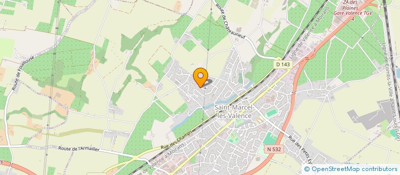 localisation de l'entreprise MADAME BOUTHEYNA GARBAA  SAINT-MARCEL-LES-VALENCE