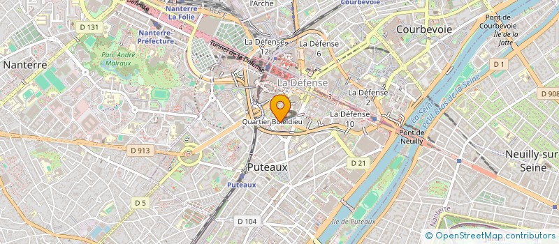 localisation de l'entreprise MADAME BOUTHYNA BENTAHAR  PUTEAUX