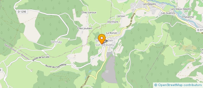 localisation de l'entreprise MADAME BOUVARD CLAITTE  LANTIGNIE