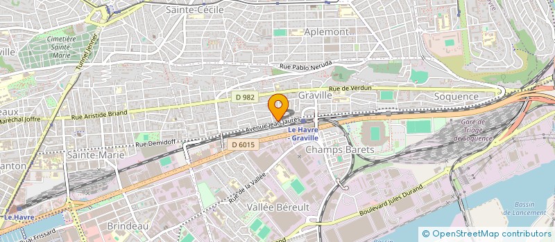 localisation de l'entreprise MADAME BOUWEREOU ALEXIE BELEYI  LE HAVRE