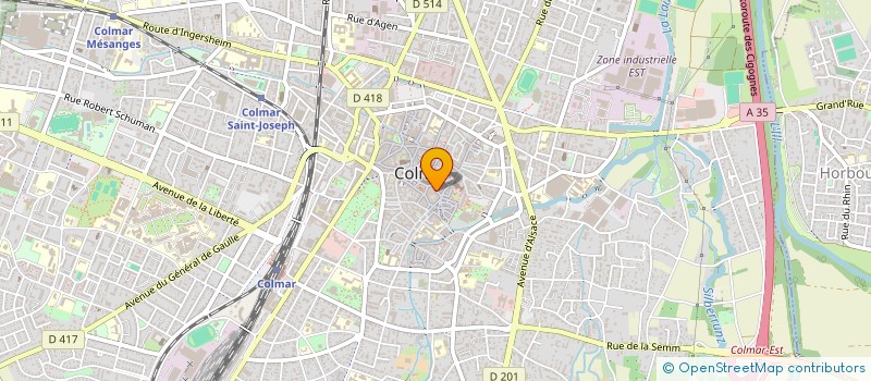 localisation de l'entreprise MADAME BOZENA OLCZAK  COLMAR