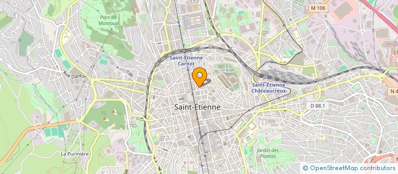 localisation de l'entreprise MADAME BOZHANKA STOYANOVA  SAINT-ETIENNE