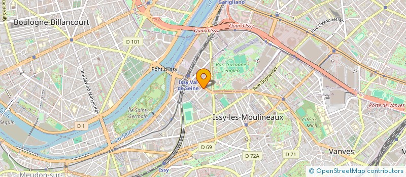 localisation de l'entreprise MADAME BRANDAIS YORK à ISSY-LES-MOULINEAUX