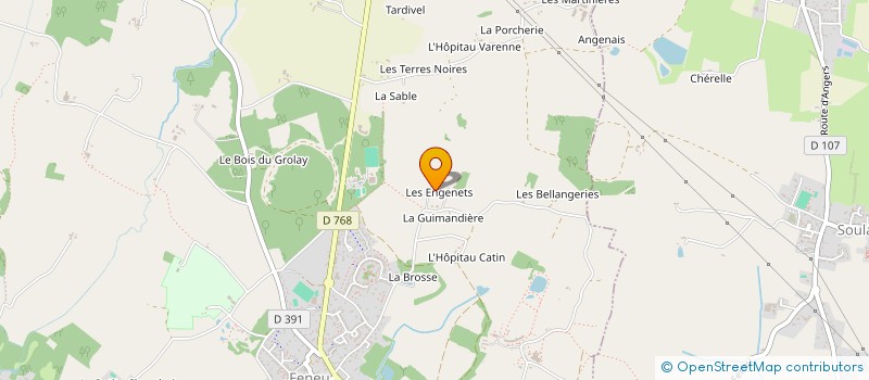 localisation de l'entreprise MADAME BRECHETEAU MARTY  FENEU