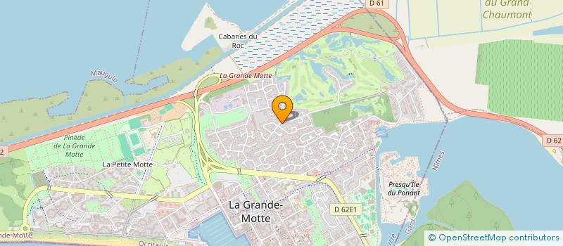 localisation de l'entreprise MADAME BRECHT CANNEGIETER  LA GRANDE-MOTTE