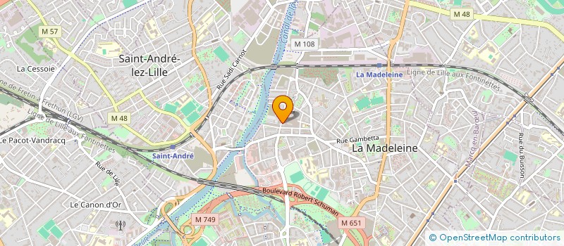 localisation de l'entreprise MADAME BRENA DE MORAES PALAZZI MAGALHAES à LA MADELEINE