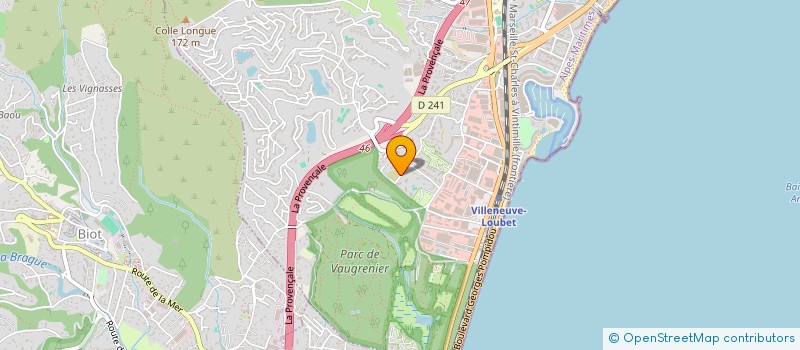 localisation de l'entreprise MADAME BRENDA APOLLO  VILLENEUVE-LOUBET