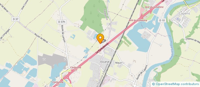 localisation de l'entreprise MADAME BRENDA AUDOUBERT  CARBONNE