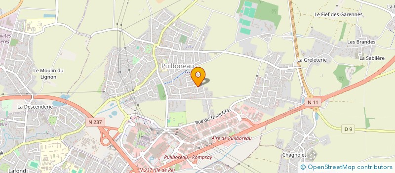 localisation de l'entreprise MADAME BRENDA BIRET  PUILBOREAU