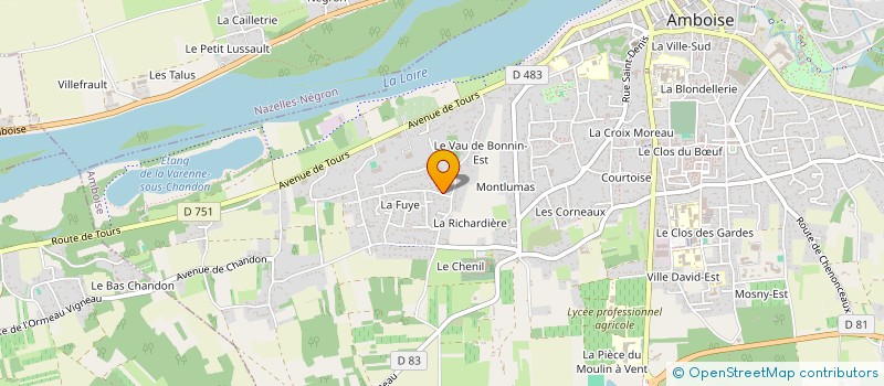 localisation de l'entreprise MADAME BRENDA BOSSARD à AMBOISE