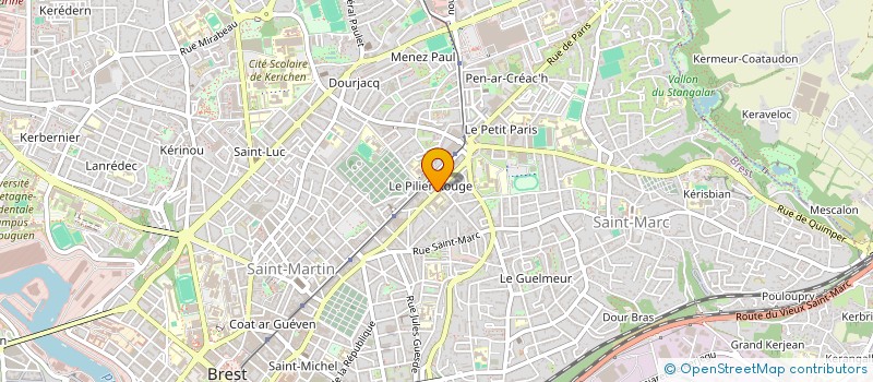 localisation de l'entreprise MADAME BRENDA BOUKRIS à BREST