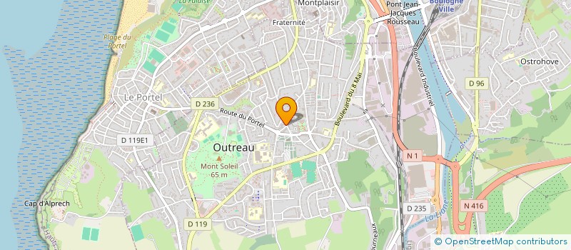 localisation de l'entreprise MADAME BRENDA BROUTIN  OUTREAU