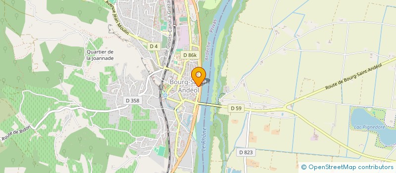localisation de l'entreprise MADAME BRENDA CAQUERET à BOURG-SAINT-ANDEOL