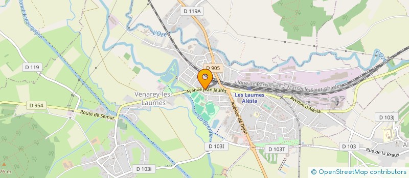 localisation de l'entreprise MADAME BRENDA COLLARD  VENAREY-LES-LAUMES