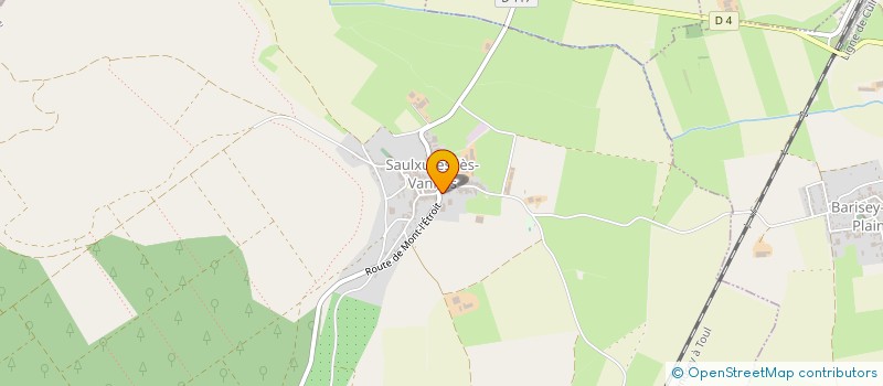 localisation de l'entreprise MADAME BRENDA DUMET  SAULXURES-LES-VANNES