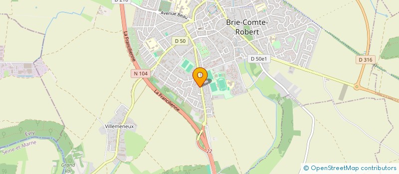 localisation de l'entreprise MADAME BRENDA FOLKERT  BRIE-COMTE-ROBERT