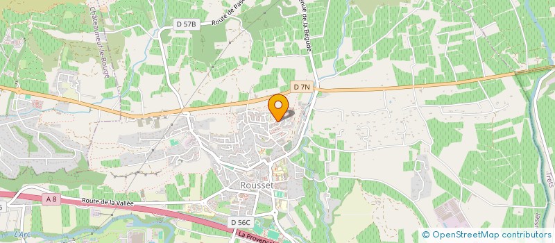 localisation de l'entreprise MADAME BRENDA GIAIMO  ROUSSET