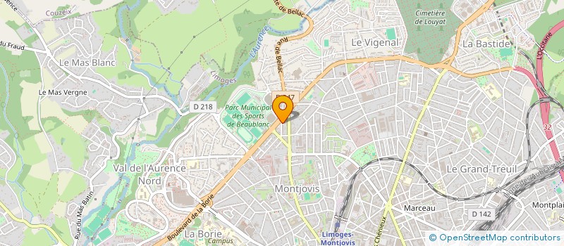 localisation de l'entreprise MADAME BRENDA GIMENEZ à LIMOGES