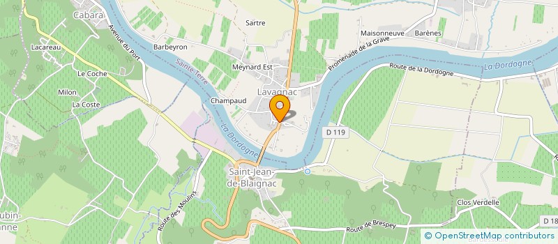 localisation de l'entreprise MADAME BRENDA GRANT-HAYS  SAINTE-TERRE