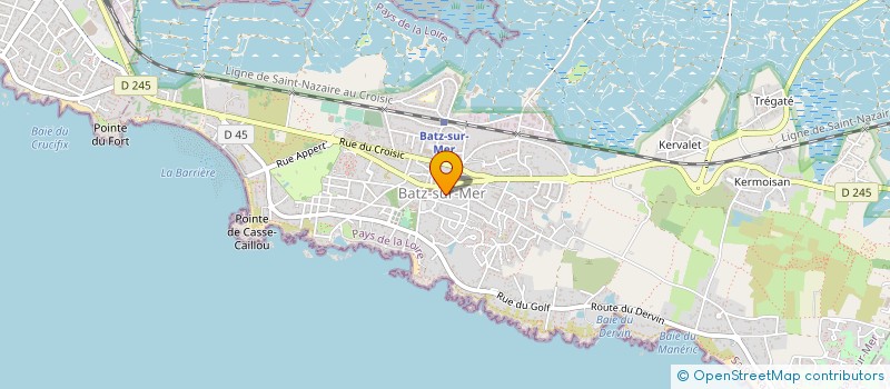 localisation de l'entreprise MADAME BRENDA LEMOINE  BATZ-SUR-MER