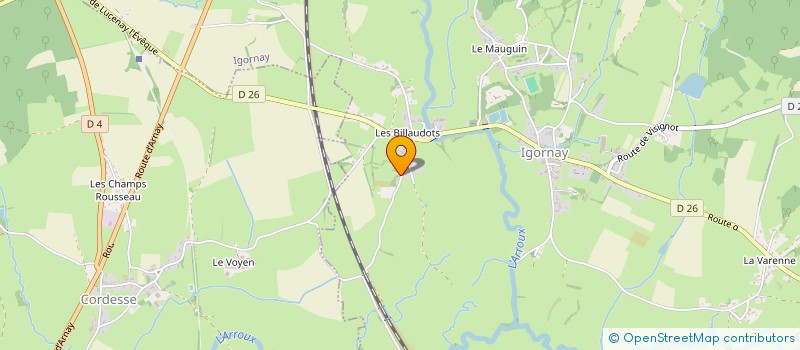 localisation de l'entreprise MADAME BRENDA MARTIN  IGORNAY