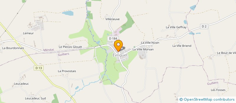 localisation de l'entreprise MADAME BRENDA MC DONNELL  EVRIGUET