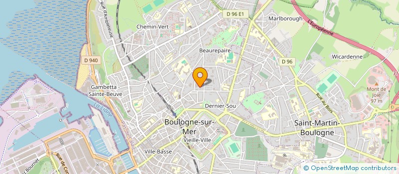 localisation de l'entreprise MADAME BRENDA NATIER  BOULOGNE-SUR-MER