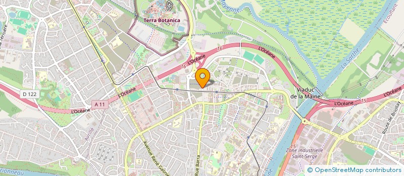 localisation de l'entreprise MADAME BRENDA REYNARD  ANGERS