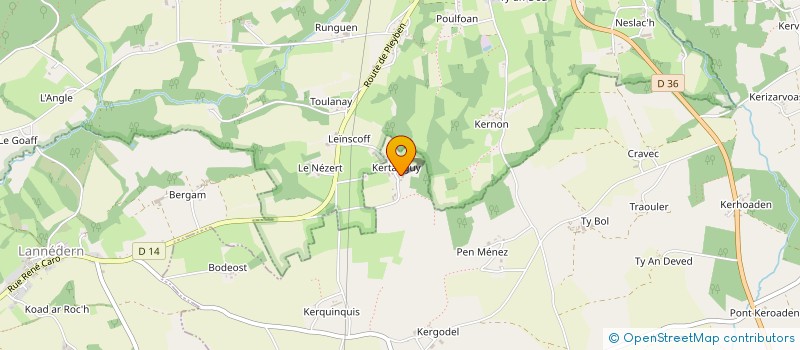 localisation de l'entreprise MADAME BRENDA SIZORN  PLONEVEZ-DU-FAOU