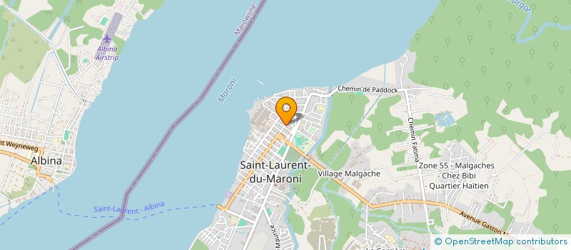 localisation de l'entreprise MADAME BRENDA TERAN ROMERO à SAINT-LAURENT-DU-MARONI
