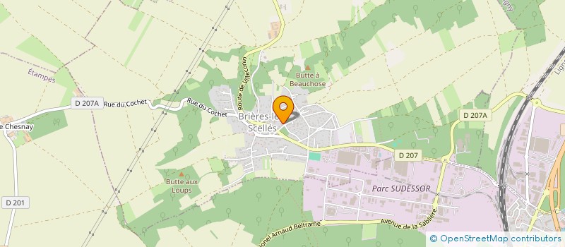 localisation de l'entreprise MADAME BRENDA VERNE  BRIERES-LES-SCELLES