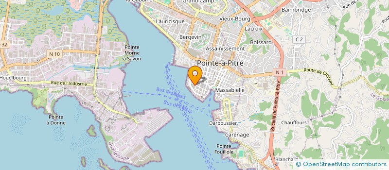 localisation de l'entreprise MADAME BRENDA ZAMI  POINTE-A-PITRE