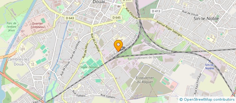 localisation de l'entreprise MADAME BRENDALINE GOGUILLON  DOUAI