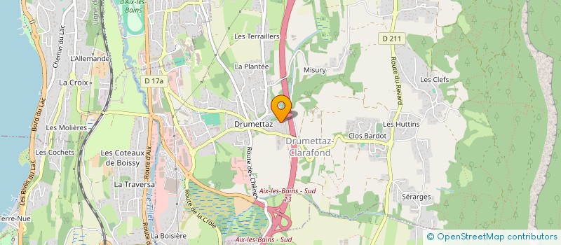 localisation de l'entreprise MADAME BRESILIA GIVORS  DRUMETTAZ-CLARAFOND