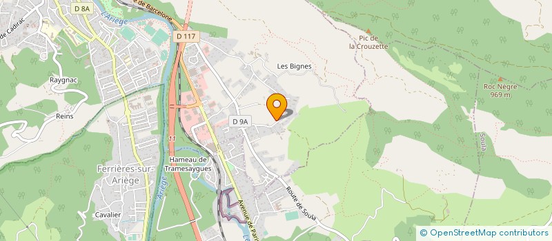 localisation de l'entreprise MADAME BREZZI ALLEAUME à FOIX