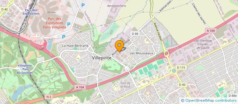 localisation de l'entreprise MADAME BRIANIE BABOUANA à VILLEPINTE