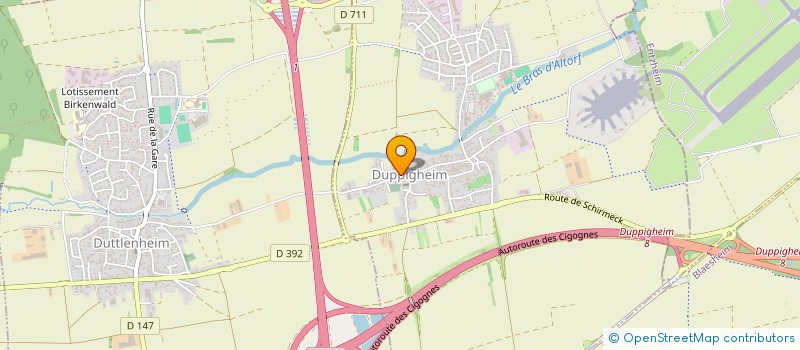 localisation de l'entreprise MADAME BRIDGET PONCELET  ROSSFELD