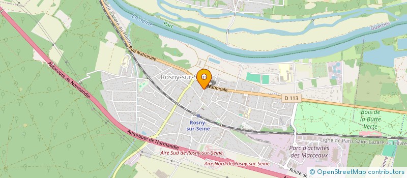 localisation de l'entreprise MADAME BRIDGET TOMLINSON  ROSNY-SUR-SEINE