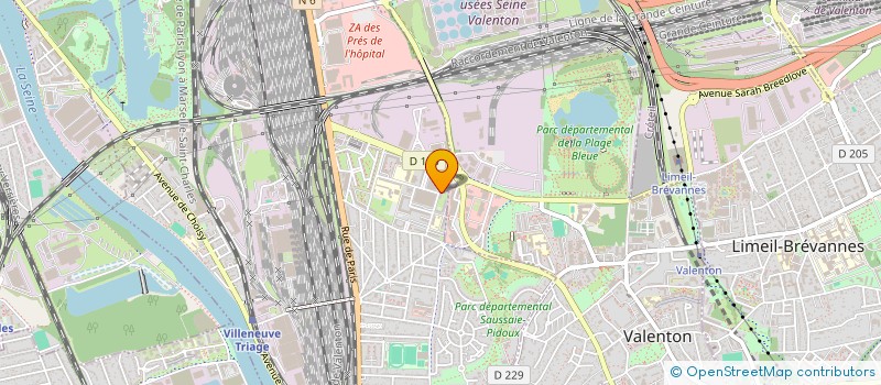 localisation de l'entreprise MADAME BRIDIE MBALA  VILLENEUVE-SAINT-GEORGES