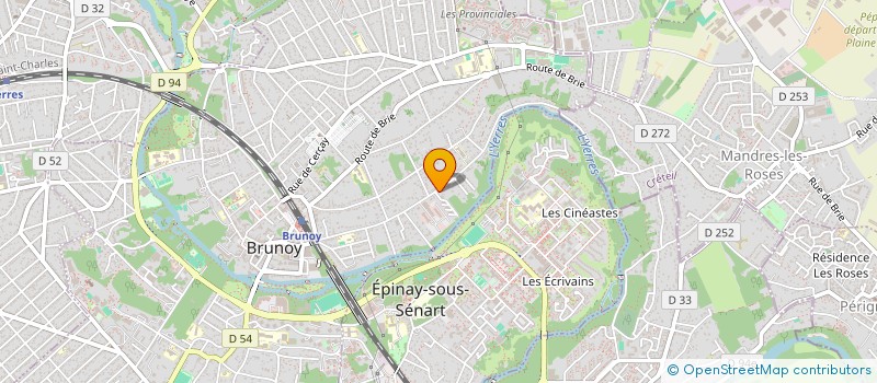 localisation de l'entreprise MADAME BRIDINETTE NDENGANG TOUBIWOU à BRUNOY