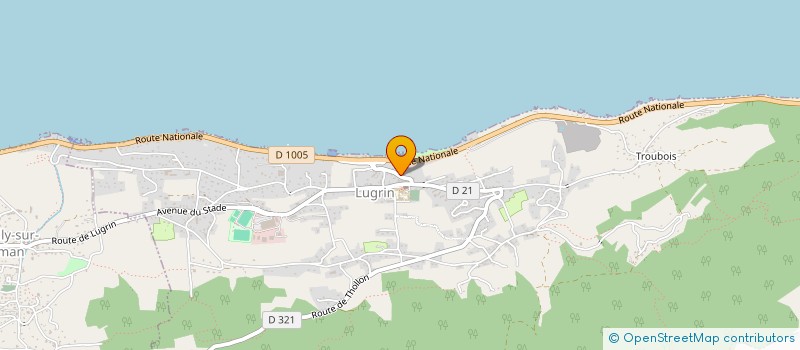 localisation de l'entreprise MADAME BRIGID LONGET  LUGRIN