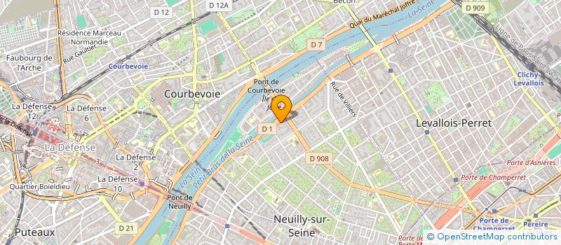 localisation de l'entreprise MADAME BRIGIDA BEGUE  NEUILLY-SUR-SEINE