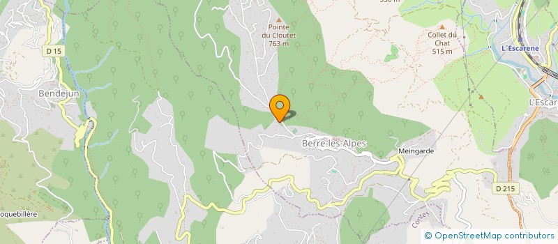 localisation de l'entreprise MADAME BRIGIETTE ARGIEME à BERRE-LES-ALPES