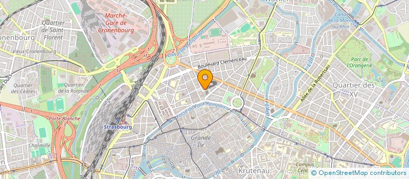 localisation de l'entreprise MADAME BRIGIT SOUBROUILLARD à STRASBOURG