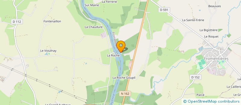 localisation de l'entreprise MADAME BRIGITE DE COSMI  FROMENTIERES