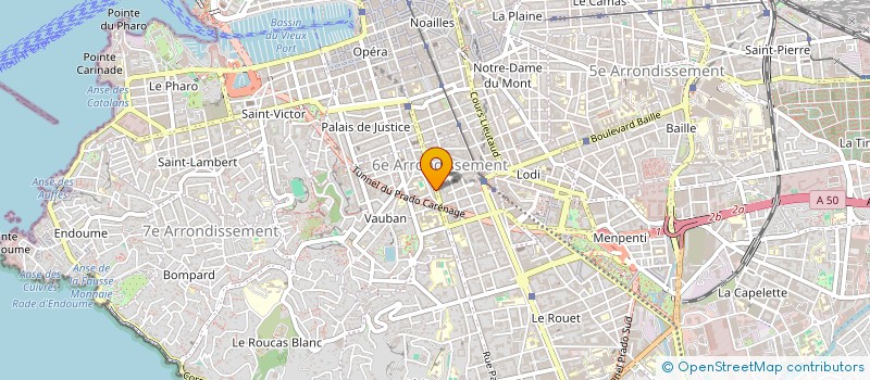 localisation de l'entreprise MADAME BRIGITTA BENNING  MARSEILLE