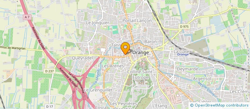 localisation de l'entreprise MADAME BRIGITTA FELLEG  ORANGE