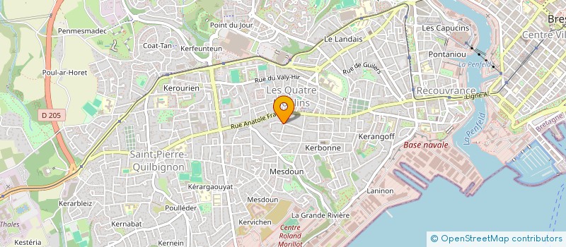 localisation de l'entreprise MADAME BRIGITTE ABDELMAJID à BREST