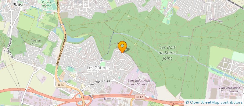 localisation de l'entreprise MADAME BRIGITTE ABEL  PLAISIR