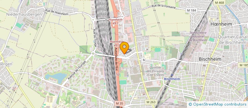 localisation de l'entreprise MADAME BRIGITTE ADAM  BISCHHEIM